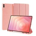 Samsung Galaxy Tab S11 Ultra Dux Ducis Domo Tri-Fold Smart Folio Cover - Pink