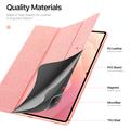 Samsung Galaxy Tab S11 Ultra Dux Ducis Domo Tri-Fold Smart Folio Cover - Pink