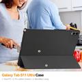 Samsung Galaxy Tab S11 Ultra Tri-Fold Series Smart Folio-etui - Sort