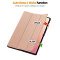 Samsung Galaxy Tab S11 Ultra Tri-Fold Series Smart Folio-etui - Rosaguld