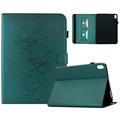Samsung Galaxy Tab S12+ Butterfly Smart Folio-etui med kortlommer - grøn