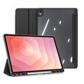 Samsung Galaxy Tab S12+ Dux Ducis Toby Tri-Fold Smart Folio Cover - Sort