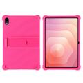 Samsung Galaxy Tab S12+ silikoneetui med kickstand - Hot Pink