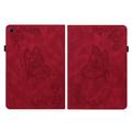 Samsung Galaxy Tab S6 Lite 2020/2022/2024 Butterfly Series Folio Cover - Rød