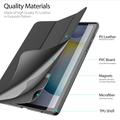 Samsung Galaxy Tab S6 Lite/S6 Lite (2022) Dux Ducis Domo Tri-Fold Smart Folio Cover - Sort