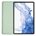 Samsung Galaxy Tab S8/S7 Liquid Silicone Cover (Open Box - Fantastisk stand) - Grøn