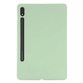 Samsung Galaxy Tab S8/S7 Liquid Silicone Cover (Open Box - Fantastisk stand) - Grøn