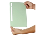 Samsung Galaxy Tab S8/S7 Liquid Silicone Cover (Open Box - Fantastisk stand) - Grøn