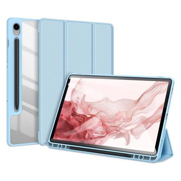 Samsung Galaxy Tab S9 Dux Ducis Toby Tri-Fold Smart Folio Cover - Babyblå