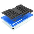 Samsung Galaxy Tab S10 FE/S9 FE Anti-Slip Hybrid Cover med Stativ - Blå / Sort