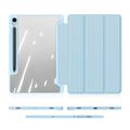 Samsung Galaxy Tab S9 FE Dux Ducis Toby Tri-Fold Smart Folio Cover - Babyblå