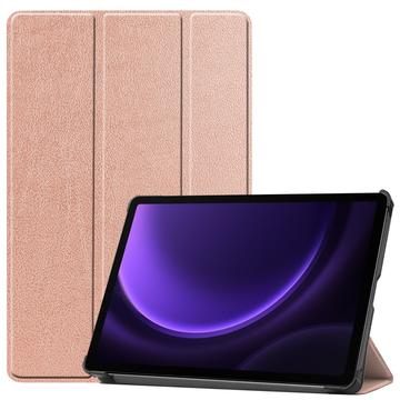 Samsung Galaxy Tab S10 FE/S9 FE Tri-Fold Series Smart Folio Cover - Rødguld