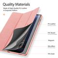 Samsung Galaxy Tab S9 FE+ Dux Ducis Domo Tri-Fold Smart Folio Cover - Pink