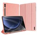 Samsung Galaxy Tab S9 FE+ Dux Ducis Domo Tri-Fold Smart Folio Cover - Pink