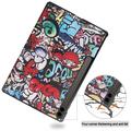 Samsung Galaxy Tab S9 FE+ Tri-Fold Series Smart Folio Cover - Graffiti