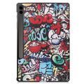 Samsung Galaxy Tab S9 FE+ Tri-Fold Series Smart Folio Cover - Graffiti