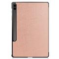 Samsung Galaxy Tab S9 FE+ Tri-Fold Series Smart Folio Cover - Rødguld