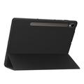 Samsung Galaxy Tab S9/S9 FE/S10 FE/S10 Lite Tech-Protect SmartCase Pen Tri-Fold Folio Cover - Sort