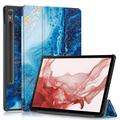 Samsung Galaxy Tab S9 Tri-Fold Series Smart Folio Cover - Havbølge