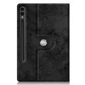 Samsung Galaxy Tab S9+ 360 Roterende Folio Cover - Sort