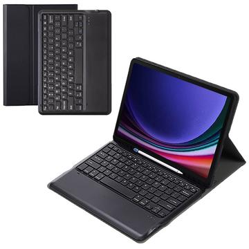 Samsung Galaxy Tab S9+ Cover med Bluetooth Tastatur - Sort