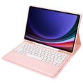 Samsung Galaxy Tab S9+ Cover med Bluetooth Tastatur (Open Box - Bulk) - Pink