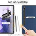 Samsung Galaxy Tab S9+ Dux Ducis Domo Tri-Fold Smart Folio Cover - Blå
