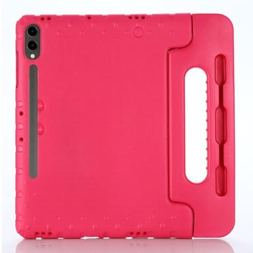 Samsung Galaxy Tab S9+/S9 FE+ Børnevenligt Stødsikkert Cover - Hot Pink
