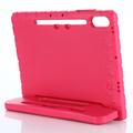 Samsung Galaxy Tab S9+/S9 FE+ Børnevenligt Stødsikkert Cover - Hot Pink