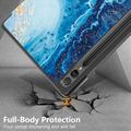 Samsung Galaxy Tab S9+ Tri-Fold Series Smart Folio Cover - Havbølge