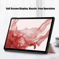 Samsung Galaxy Tab S9+ Tri-Fold Series Smart Folio Cover - Rødguld