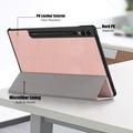 Samsung Galaxy Tab S9+ Tri-Fold Series Smart Folio Cover - Rødguld