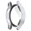 Samsung Galaxy Watch FE Plastikcover med Skærmbeskyttelse Hærdet Glas - 40mm - Sølv