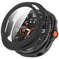 Samsung Galaxy Watch8 Classic Plastikcover med Skærmbeskyttelse Hærdet Glas - 46mm - Sort