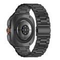 Samsung Galaxy Watch Ultra 2024/2025/2026 Tech-Protect rem i rustfrit stål - 47mm - Sort