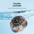 Samsung Galaxy Watch Ultra 2024/2025 Dux Ducis Mixture Pro Nylon flettet rem - 47mm - Regnbue