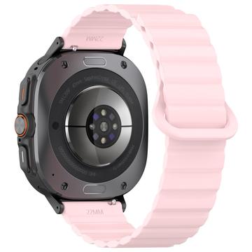 Samsung Galaxy Watch Ultra 2024/2025 magnetisk sportsrem i silikone - 47mm - pink