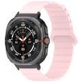 Samsung Galaxy Watch Ultra 2024/2025 magnetisk sportsrem i silikone - 47mm - pink