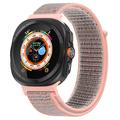 Samsung Galaxy Watch Ultra 2024/2025 Nylonrem med Velcrolukning - 47mm - Pink