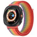 Samsung Galaxy Watch Ultra 2024/2025 Nylonrem med Velcrolukning - 47mm - Farverig
