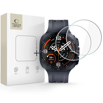 Samsung Galaxy Watch Ultra2 Tech-Protect Glass Fit+ Skærmbeskyttelse Hærdet Glas - 47mm - 2 stk. - Klar