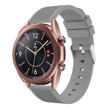 Samsung Galaxy Watch3 Silikone Rem - 41mm - Grå