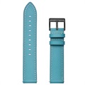 Samsung Galaxy Watch4/Watch4 Classic/Watch5/Watch6 Læderrem - 20mm - Blå