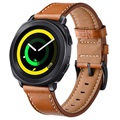 Samsung Galaxy Watch4/Watch4 Classic/Watch5/Watch6 Læderrem - Brun