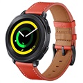 Samsung Galaxy Watch4/Watch4 Classic/Watch5/Watch6 Læderrem - 20mm - Rød