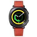 Samsung Galaxy Watch4/Watch4 Classic/Watch5/Watch6 Læderrem - 20mm - Rød