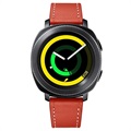 Samsung Galaxy Watch4/Watch4 Classic/Watch5/Watch6/Watch FE/Watch7 Læderrem - 20mm - Rød