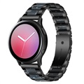 Samsung Galaxy Watch4/Watch4 Classic/Watch5 Rustfrit Stål Rem - Mørkeblå / Sort