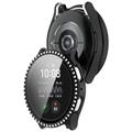 Samsung Galaxy Watch7  Rhinestone Dekorative Cover med Skærmbeskyttelse - 44mm - Sort