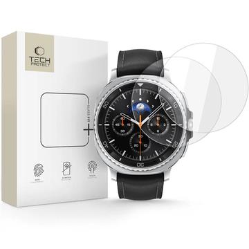 Samsung Galaxy Watch8 Classic Tech-Protect Glass Fit+ Skærmbeskyttelse Hærdet Glas - 46mm - 2 stk. - Klar